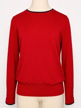 Nautica Jeans Red Knit Sweater – Women’s Large